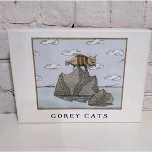 Edward Gorey Cats Blank Cards 4 Different Pictures w/ Envelopes 18 Total Cards